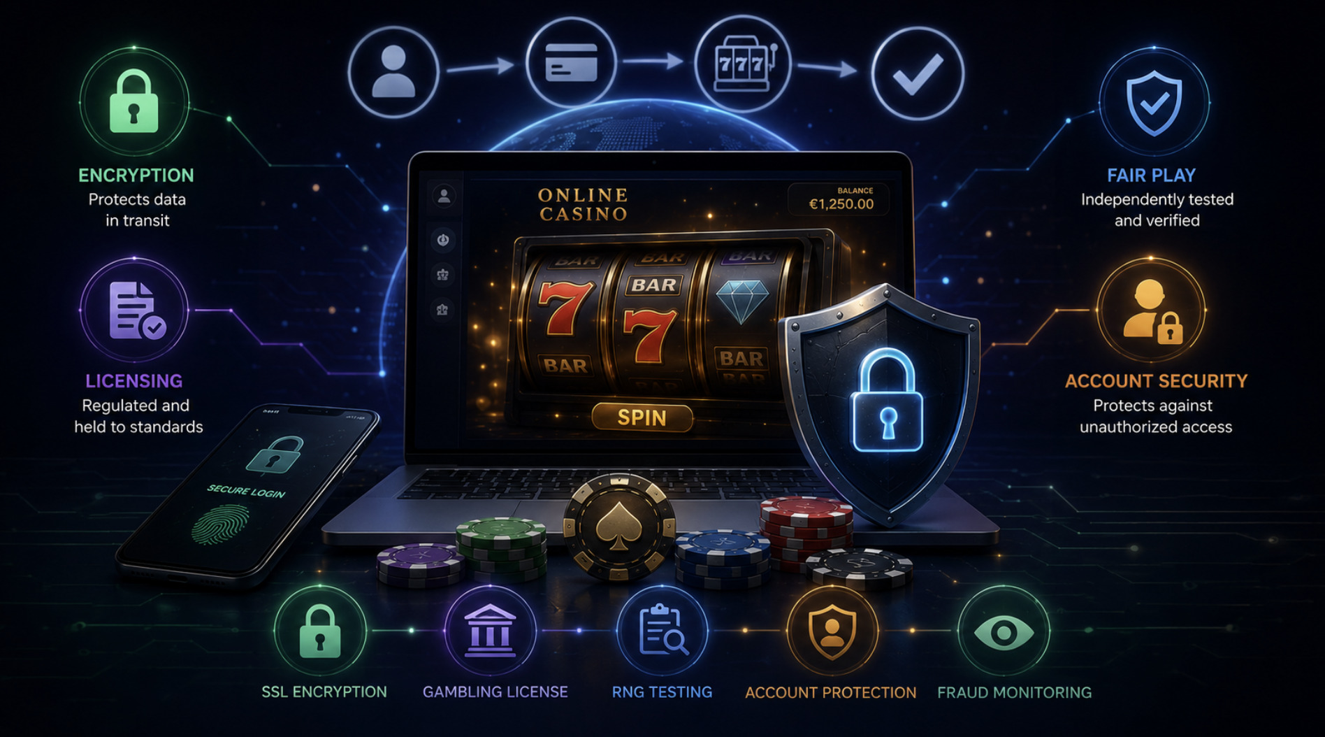 The Invisible Systems That Keep an Online Casino Safe to Use