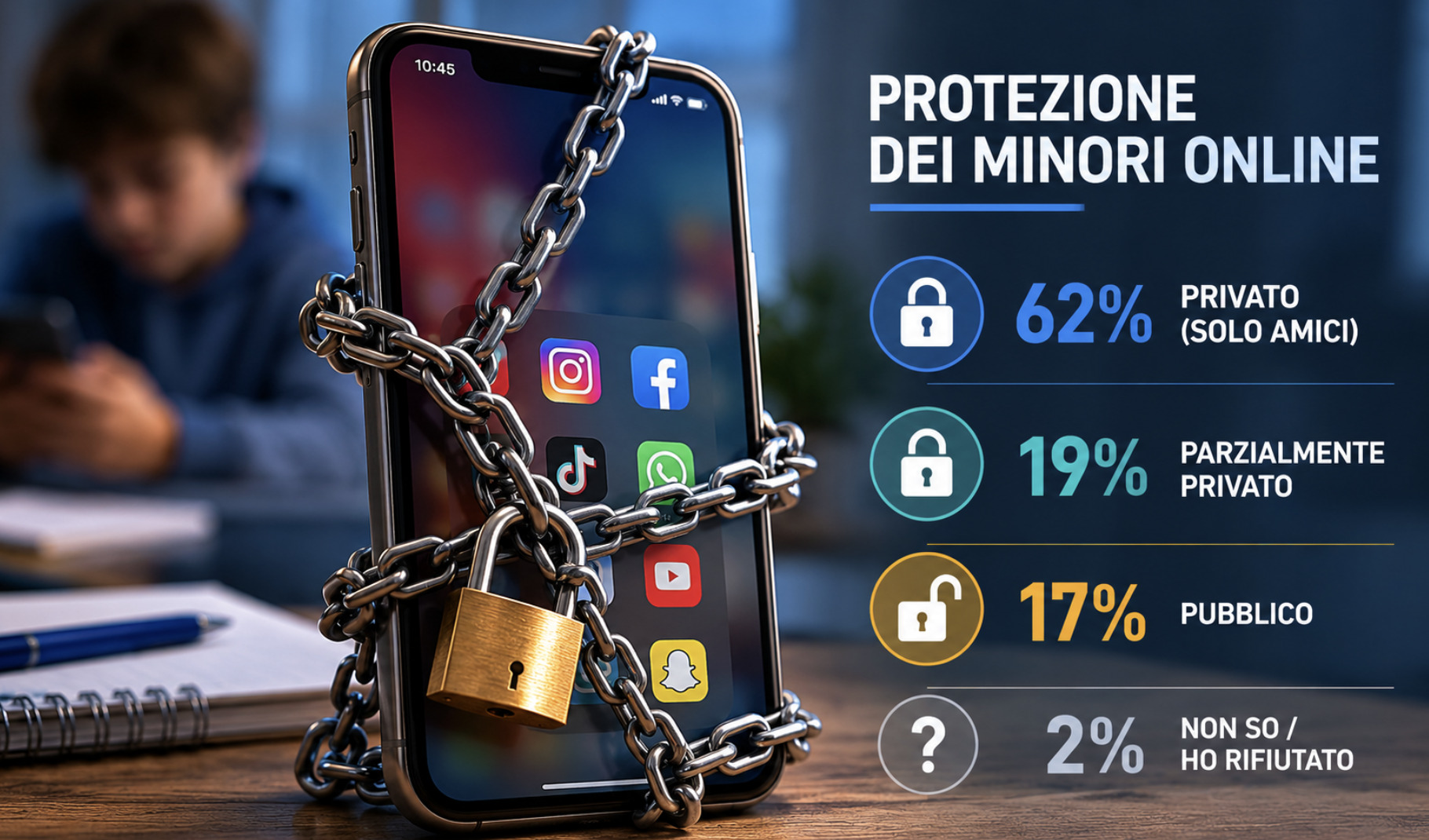 Social ai minori, Carfagna rilancia il divieto agli under 13 e un profilo protetto fino a 16 anni